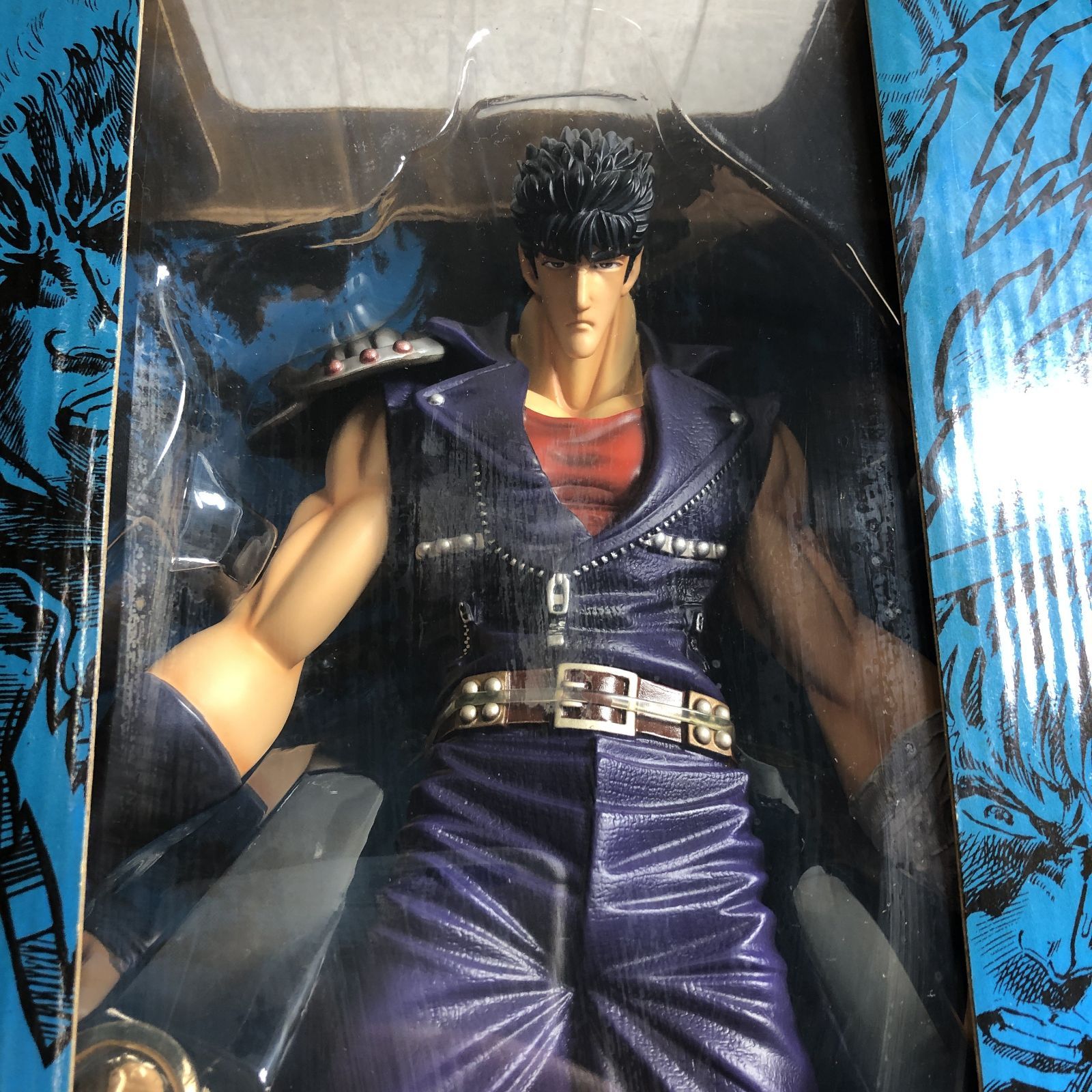 北斗の拳　４０ｃｍサイズ　ソフトビニール製塗装済み完成品 ケンシロウ Amazon.co.jp: 北斗の拳ケンシロウ40㎝サイズソフトビニール海洋