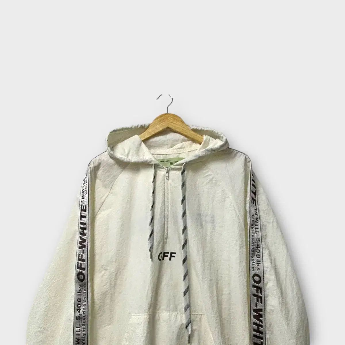 ホワイト トラック ウィンドブレーカー Anorak アノラック L ー XL