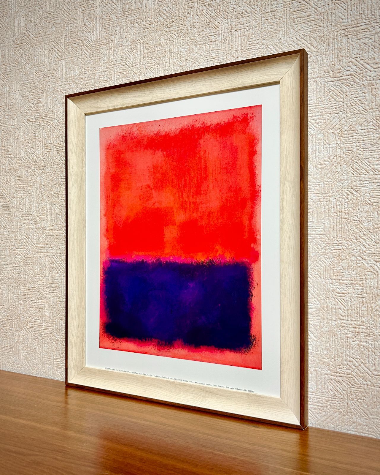 新品☆額縁付アートポスター☆マーク・ロスコ☆Mark Rothko☆抽象画