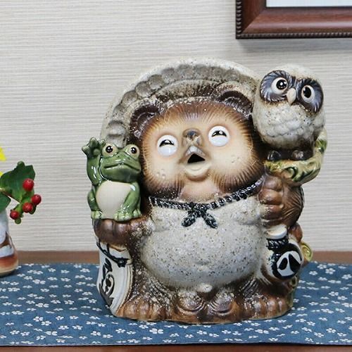 たぬき - 信楽焼 専門店しがらき 信楽焼 たぬき 置物 高さ42cm 陶器 梟