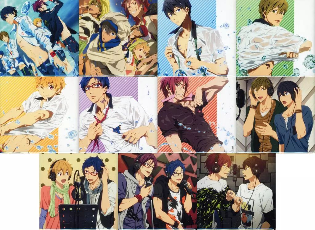 中古】マグネット・磁石 全11種セット 「Free! CD Jacket Illustration