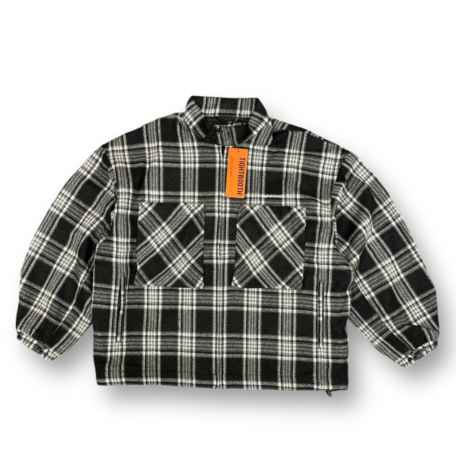 新品 tightbooth PLAID FLANNEL SWING TOP