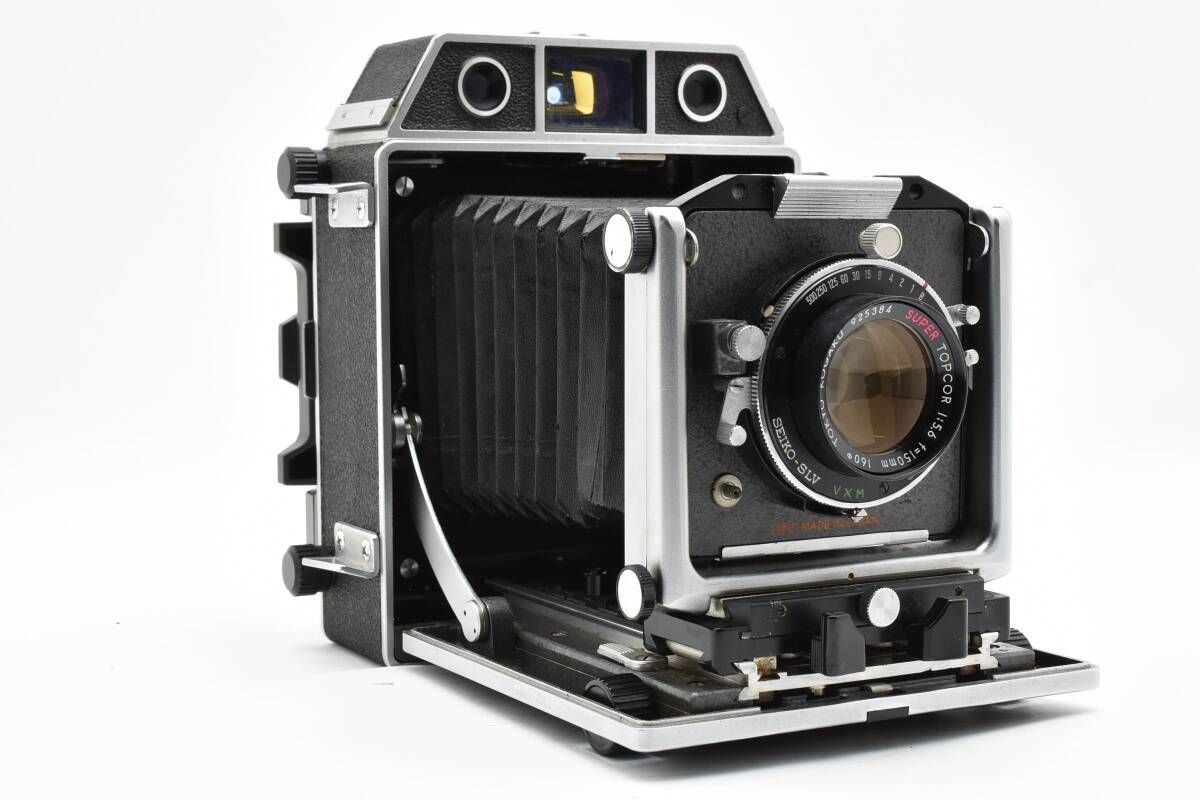 蛇腹カメラ用レンズ　SEIKO- SLV VXM 蛇腹カメラ用レンズ SEIKO- SLV VXM 東京工学TOPCOR 75mm f/5.6 レンズ