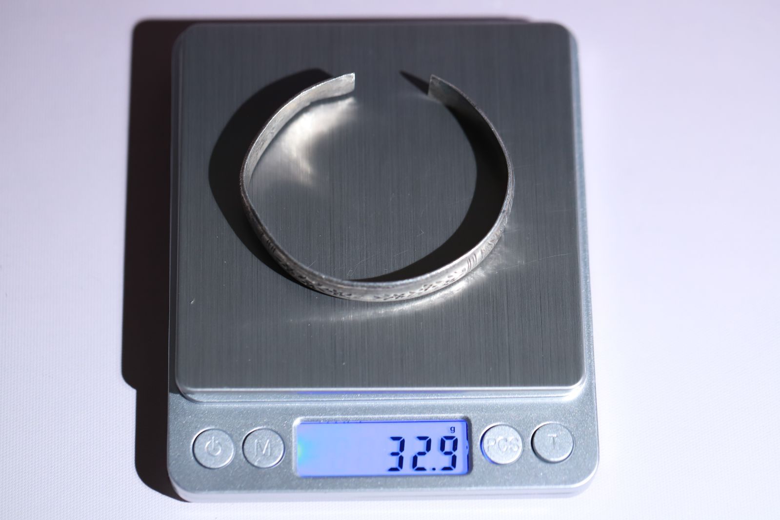 来店をご期待! China 中国 清 銀製 ブレスレット 約32.9g ギフトに最適。