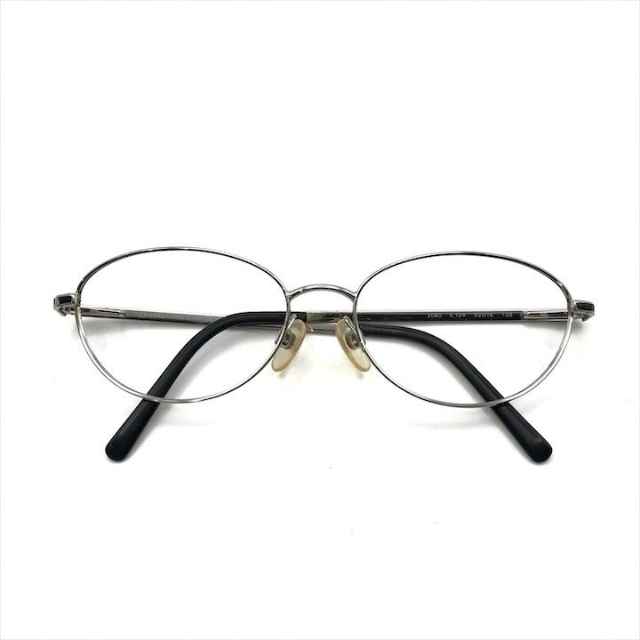 CHANEL シャネル ロゴ チェーン モチーフ サングラス 眼鏡 メガネ フレーム アイウェア シルバー a6667