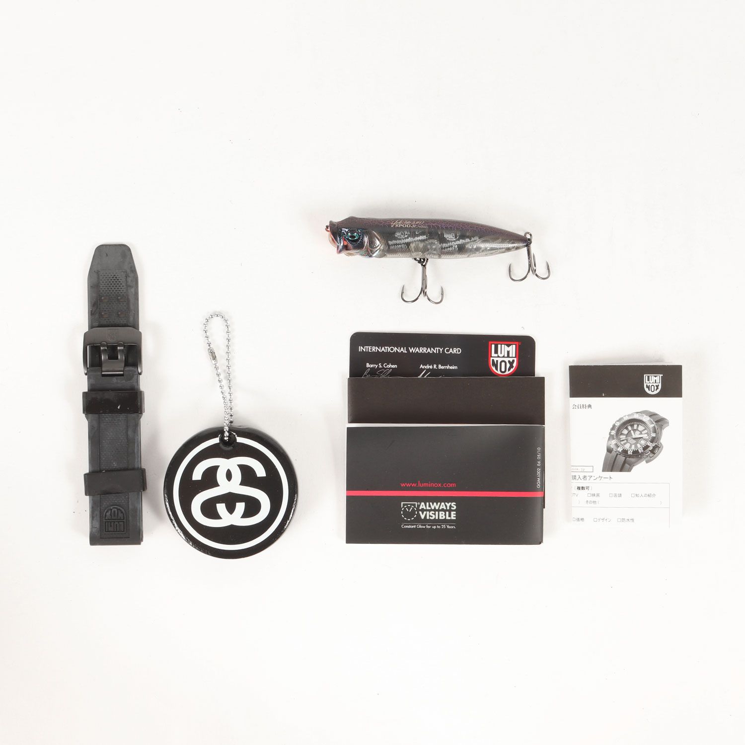 新品】STUSSY ステューシー LUMINOX MEGABASS 世界1000本限定