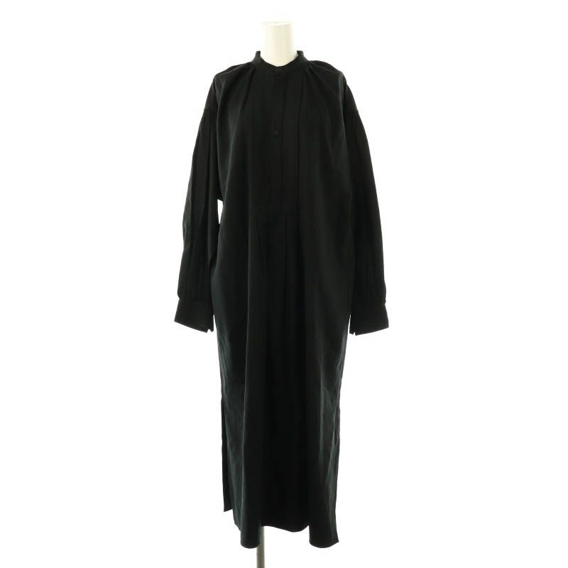 ☆週末限定SALE☆ HYKE リネンワンピース 黒 1 ハイク HYKE - HYKE / ハイク | Linen Maxi Dress リネン ロング