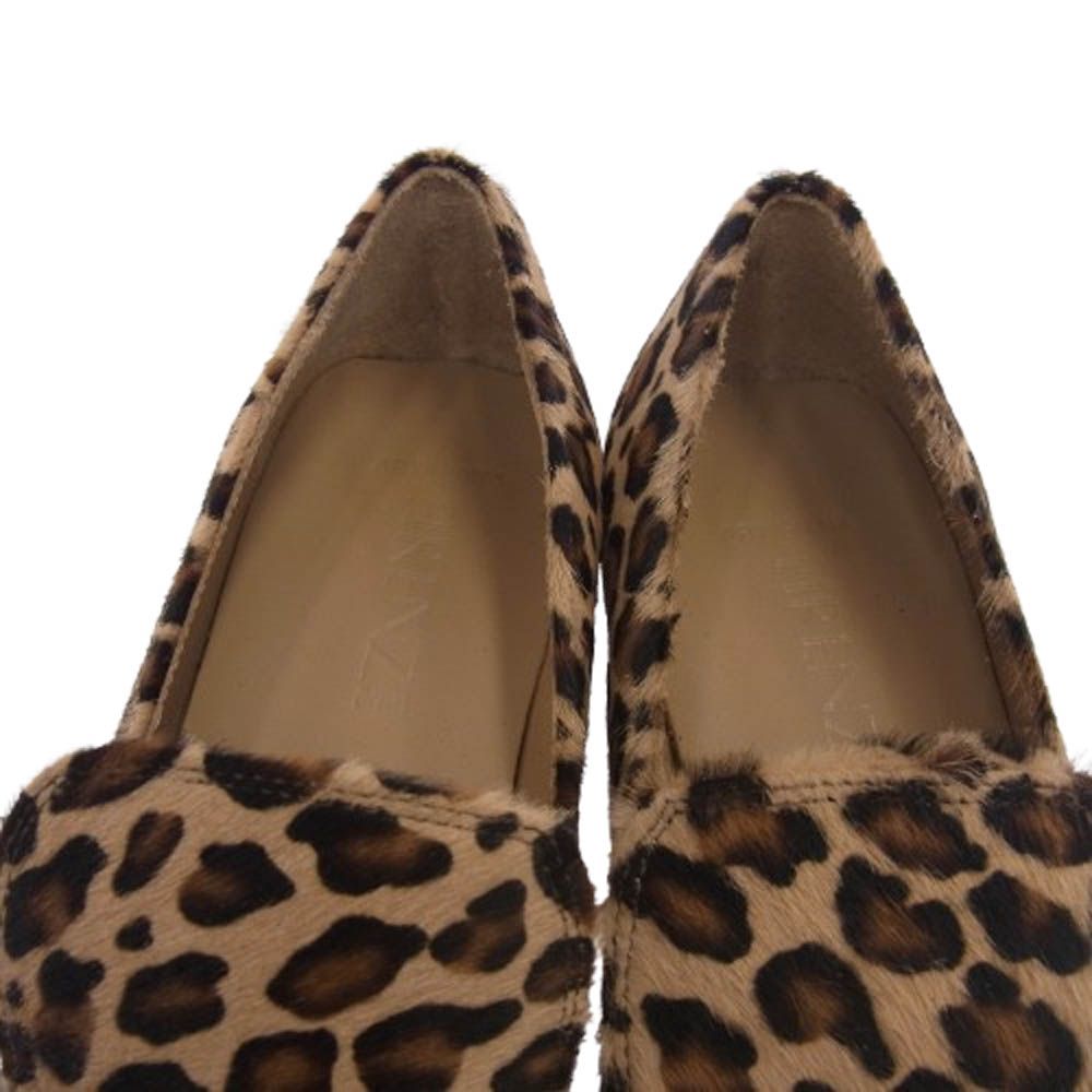  IENA イエナ A.FIRENZE レオパードローファー ヒョウ柄 ブラウン系 ベージュ系 36 上 ハイヒール パンプス パンプス
