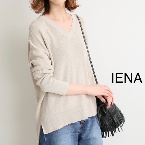 IENA♡COTTON GASS Vネックプルオーバー（新品） IENA COTTON GASS Vネックプルオーバー - メルカリ