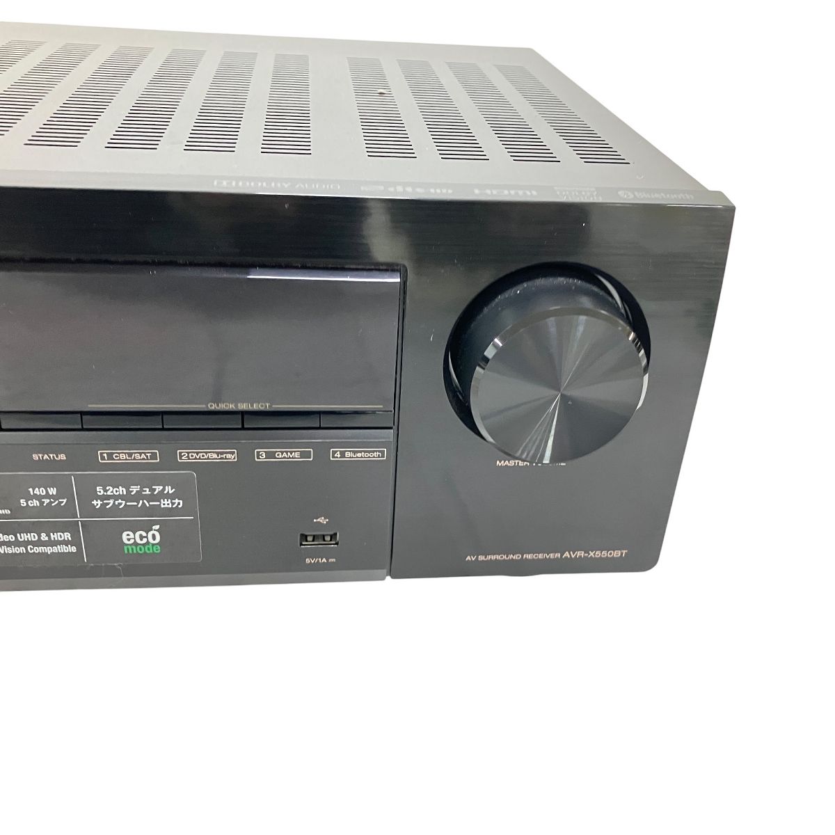 DENON AVR-X550BT AV サラウンド レシーバー アンプ 2021年製 デノン
