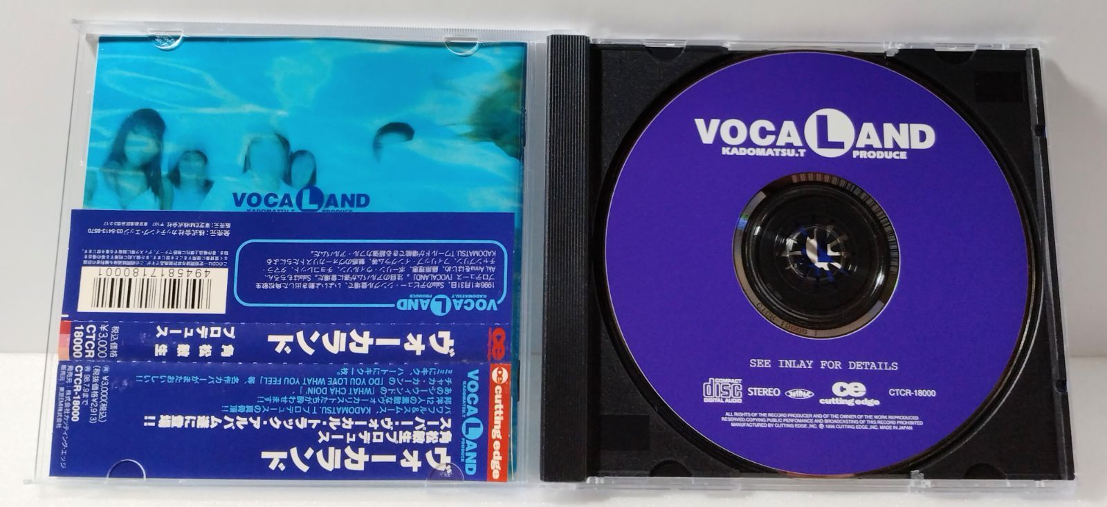 帯付 CD 】ヴォーカランド 角松敏生プロデュース VOCALAND