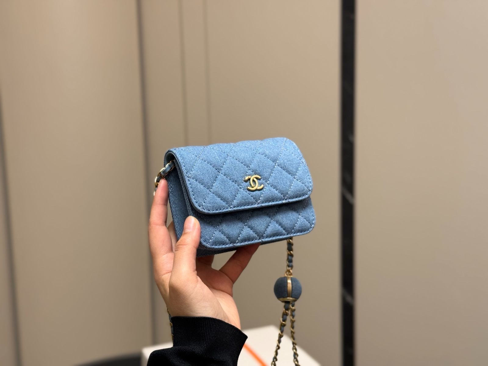 今日特価】Chanel Mini Denim WOC シャネル ミニ デニム