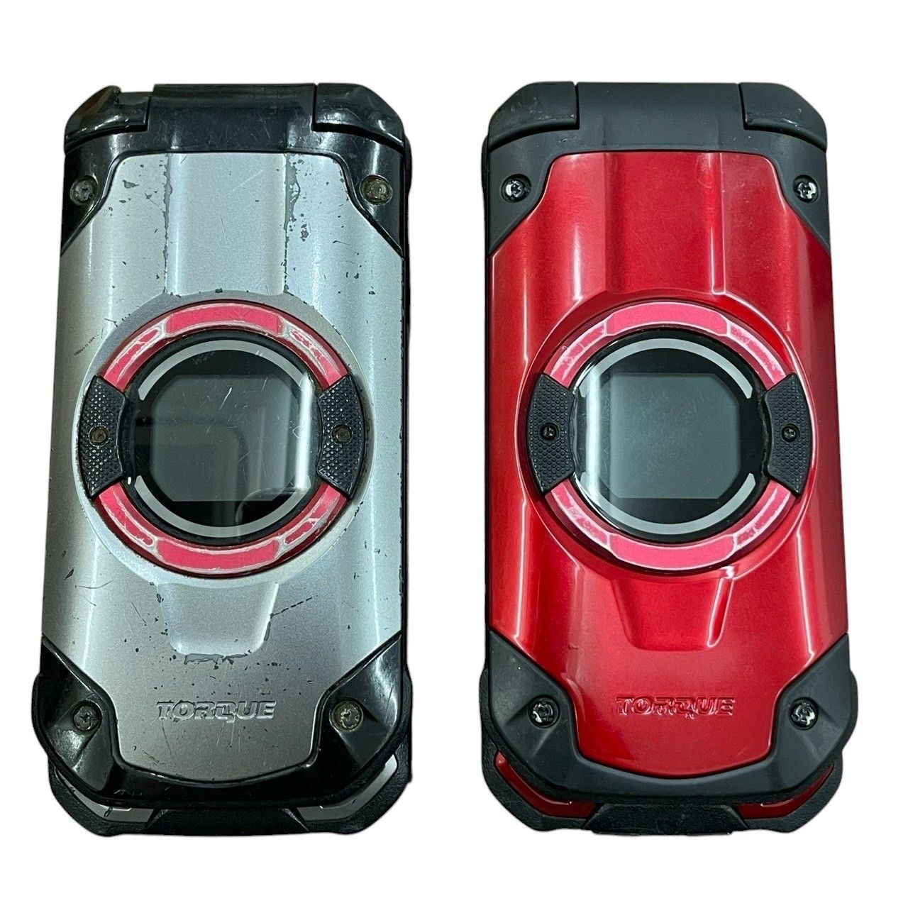 au TORQUE X01 KYF33 赤ロム KYOCERA 4G ガラホ 携帯電話 ジャンク