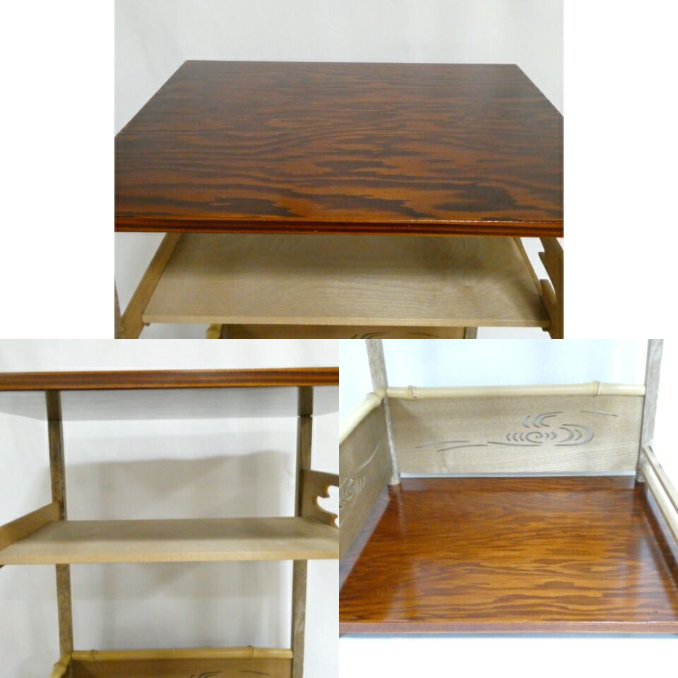 鵬雲斎好写 指物師 平安 光春作 行雲棚 組立式 茶道具 WWW_IBETON_RU