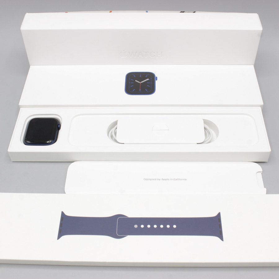 Apple Watch Series6 44mm GPS M00J3J/A ブルーアルミニウムケース