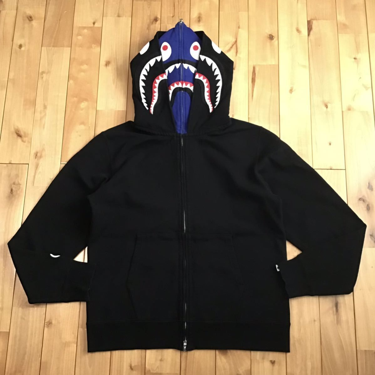 A BATHING APE × mastermind シャーク ダブルパーカーSAPEur