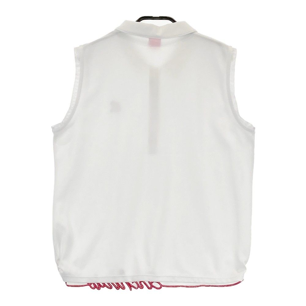 サイズ：40 ARCHIVIO アルチビオ ノースリーブポロシャツ ホワイト系