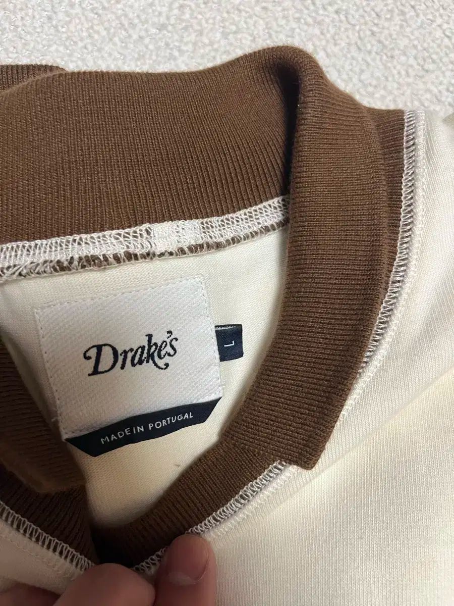Drake's(ドレイクス) モクネック ラグビーシャツ L サイズ