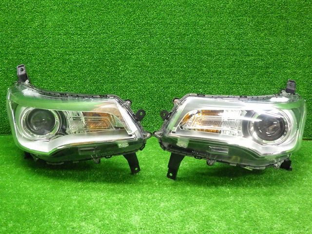 本物保証，爆買い ★コーティング　綺麗　B21W　デイズ　EKカスタム　ヘッドライト　左右　HID　W1048　バラスト、レベ付き　241219117 ライト