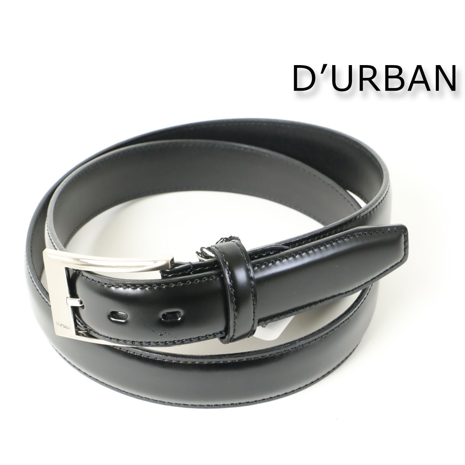 新品 DURBAN ダーバン コードバンベルト (1605590010) 本革 メンズ 馬