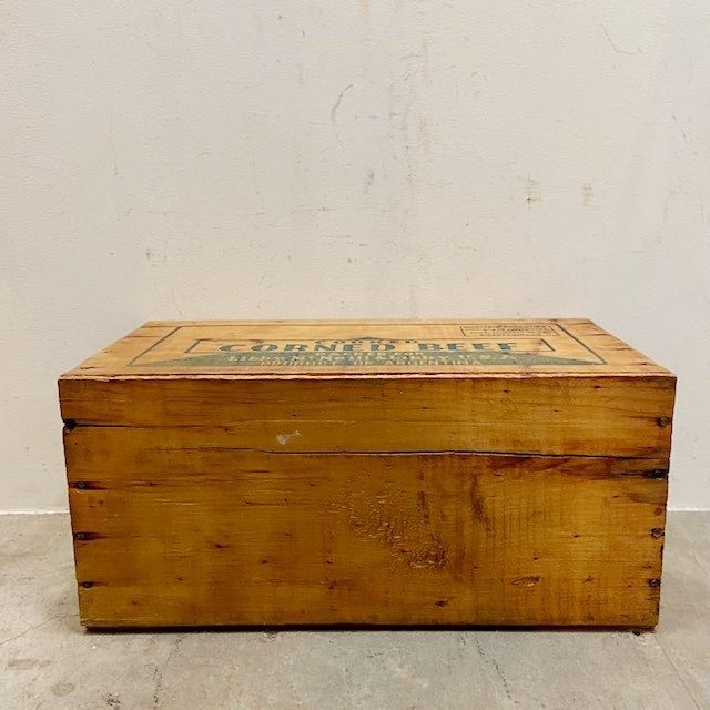 アメリカ ヴィンテージ コンビーフ 40's 50's BOX 木箱 収納