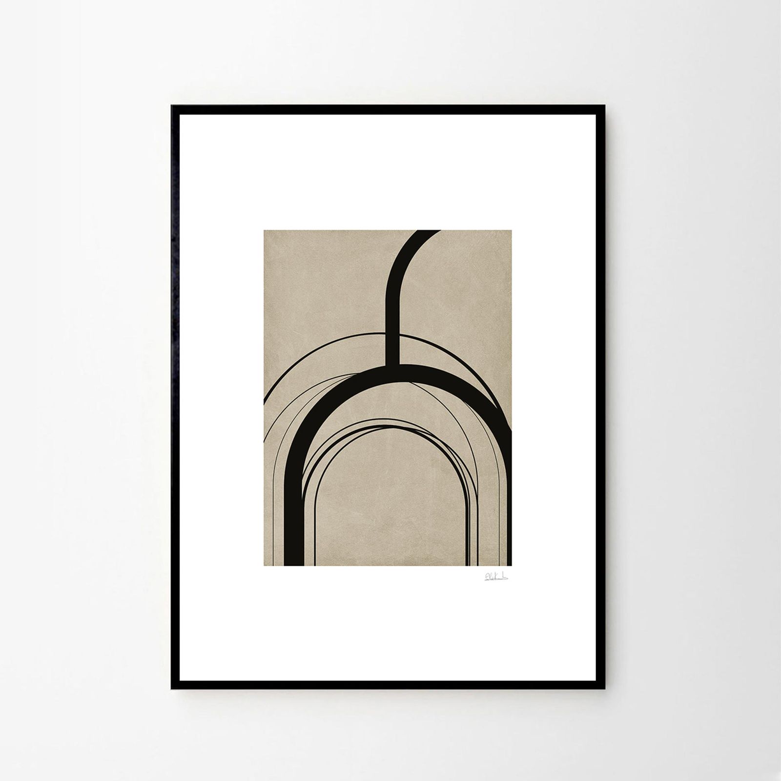 【フレーム付】 50×70cm THE POSTER CLUB Waiting Waiting | ウェイティング by Sofia Lind | The Poster Club