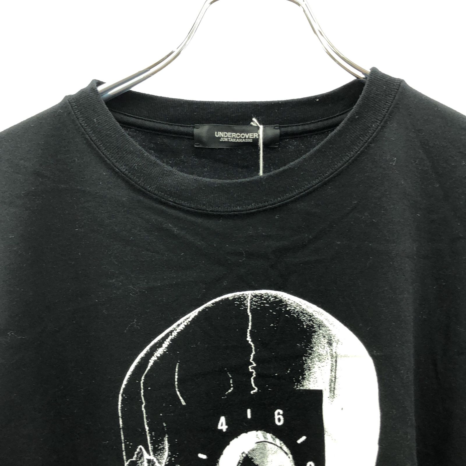 アンダーカバー UNDERCOVER 長袖Tシャツ カットソー ブラック コットン 