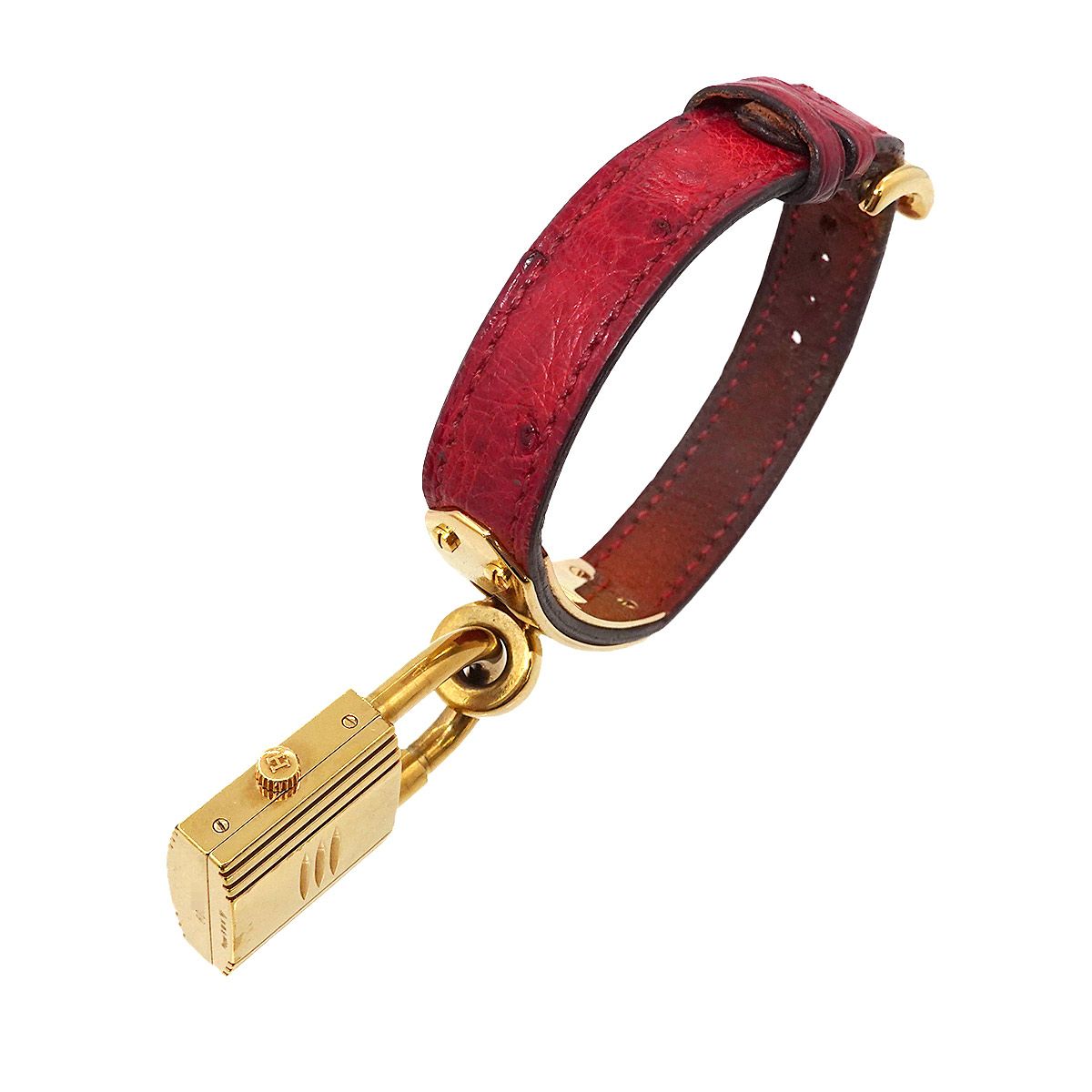 エルメス ケリーウォッチ クォーツ 純正ベルト(赤) W刻印