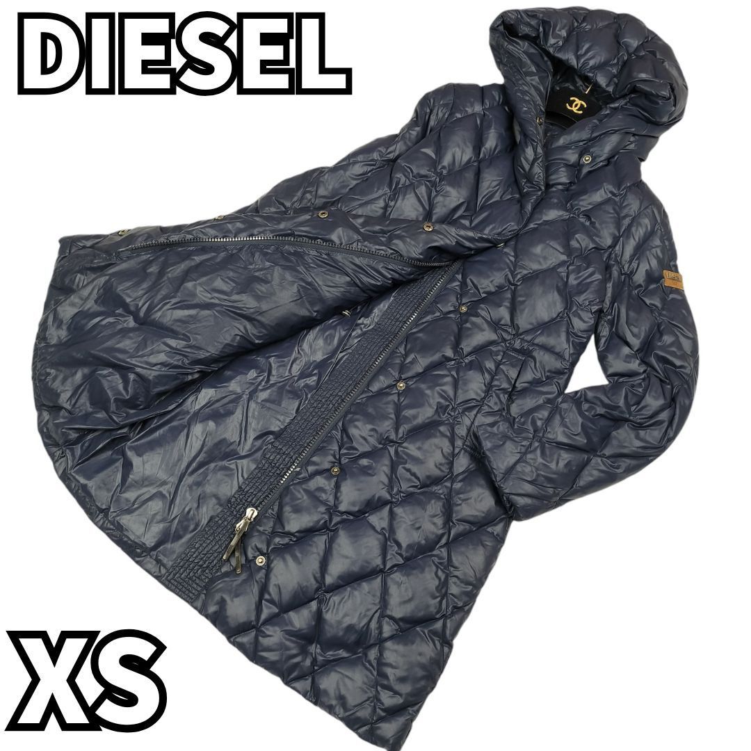 優雅に纏う上質さ✨】 DIESEL ディーゼル キルティングダウンコート 