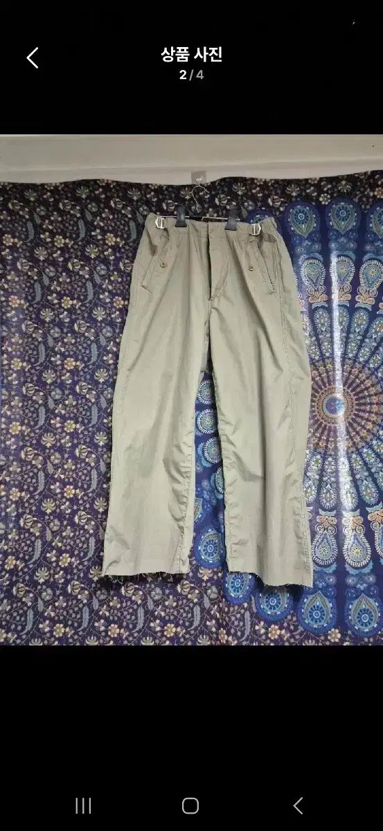 nanamica ナナミカ 25ss ベルト付き ワイドパンツ 34