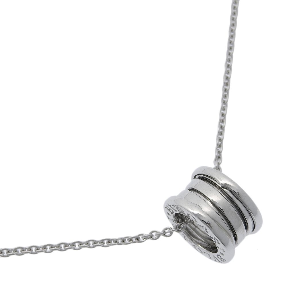 BVLGARI ブルガリ K18 B-ZERO1 ホワイトゴールド ネックレス BVLGARI ブルガリ B-zero1 ビーゼロワン 白セラミック