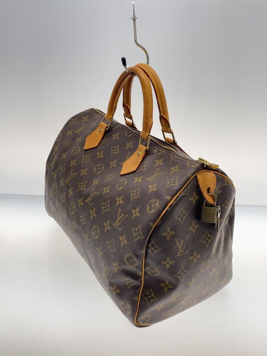 LOUIS VUITTON 1)スピーディ35_モノグラム・キャンバス_BRW PVC ブラウン - メルカリ