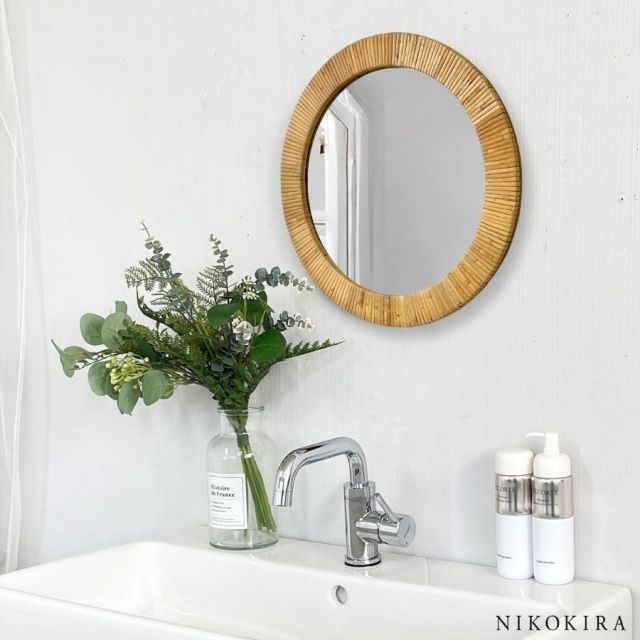 najicoナジコ 樽材 Mirror Vintage ヴィンテージ 無垢材（THE