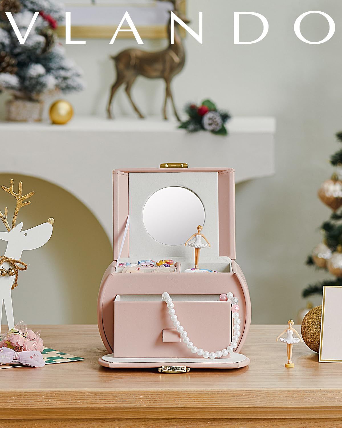 ジュエリー付きオルゴールジュエリーボックス 新着商品】ジュエリーボックス オルゴール 子供 キッズ ジュエリー収納