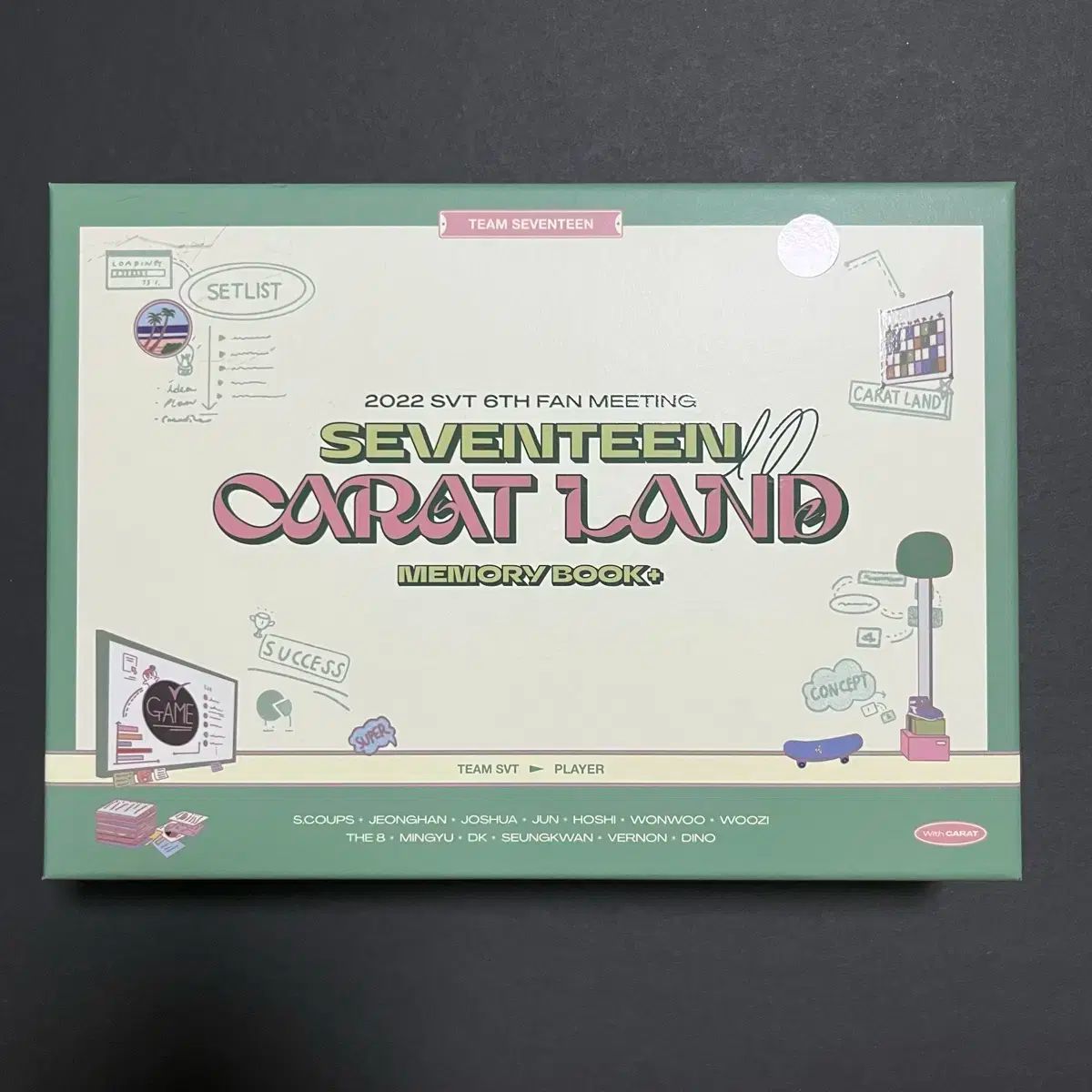 SEVENTEEN セブチ CARAT LAND ケレン 2022 DVD 📦 SEVENTEEN IN CARATLAND 2022 MEMORY BOOK+ DVD UNBOXING