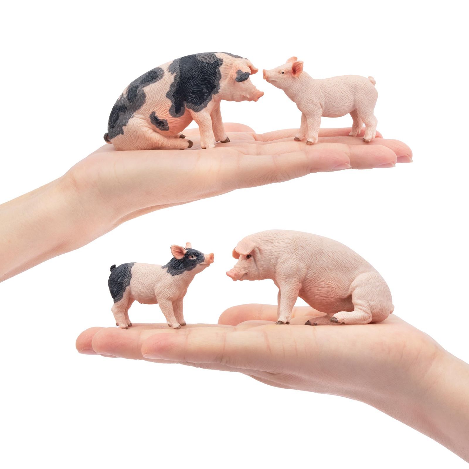 在庫処分】ブタフィギュアセット 動物フィギュア 豚モデル 8PCS