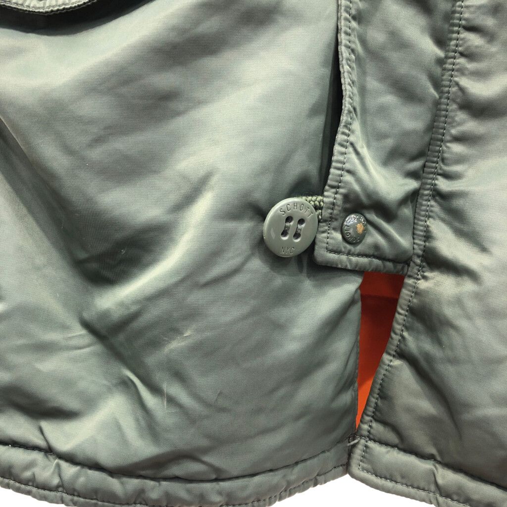 Schott ショット N-3B フライトジャケット ミリタリー セージグリーン
