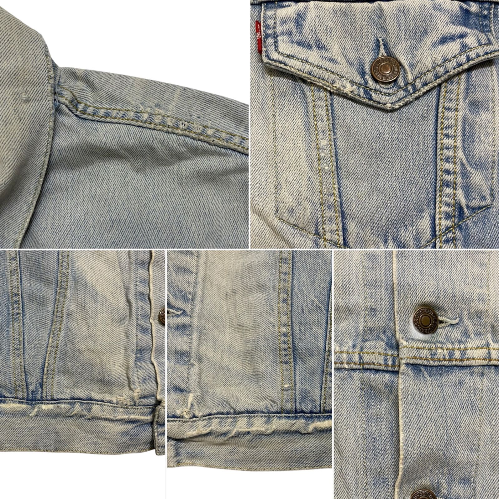 Levi'sリーバイス70550サードジージャントラッカージャケットXL Levi's リーバイス トラッカージャケット AGED RINSE MADE IN
