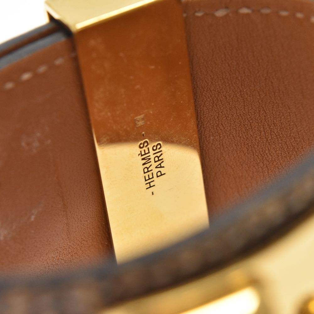 HERMES (エルメス) Collier de Chien パイソン柄コリエドシアン レザー