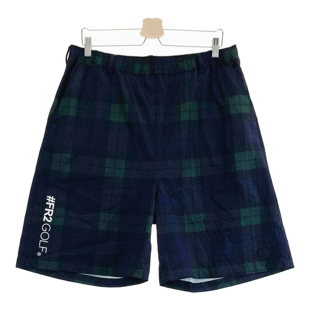 サイズ 2XL FR2 GOLF エフアールツーゴルフ ストレッチハーフパンツ チェック柄 グリーン系 240101426523 ゴルフウェア メンズ ストスト