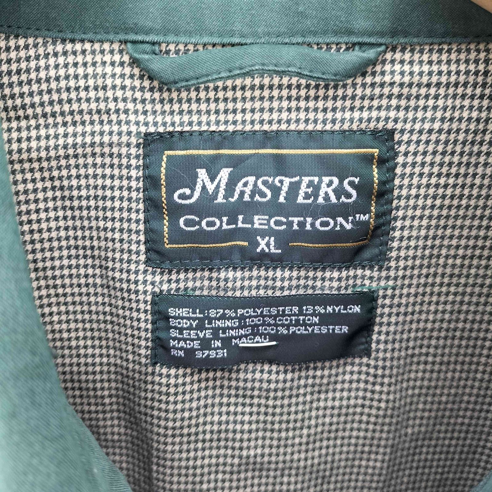 マスターズ MASTERS COLLECTION ロゴ 刺繍 チンストラップ