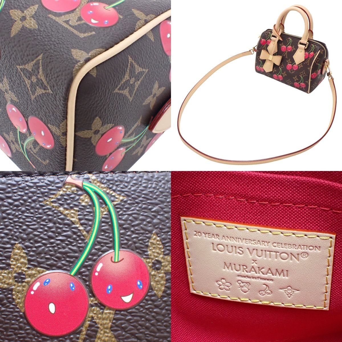 【新品未使用】ルイヴィトン 村上隆 新作 チェリー モノグラム バンドー LOUIS VUITTON ルイ・ヴィトン モノグラム・チェリー LV×TM