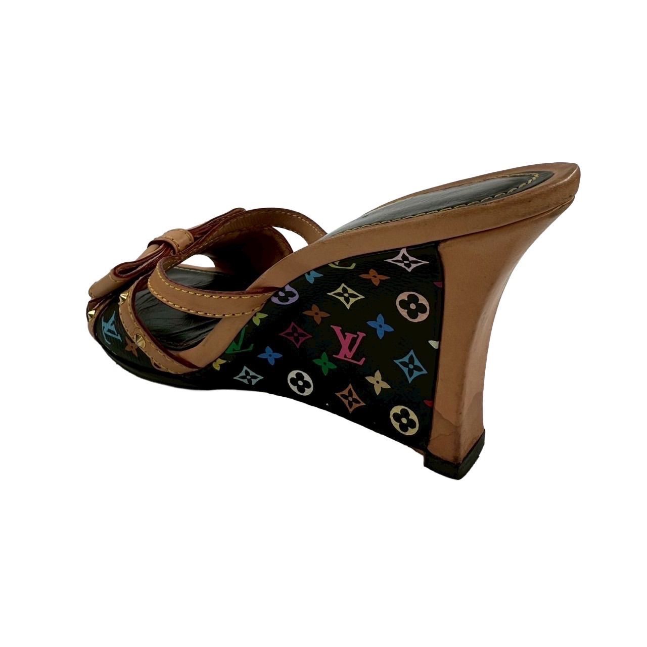 Louis Vuitton モノグラムミュール マルチカラー 貴重 サンダル ☆ ルイヴィトン マルチカラー サンダル ミュール☆ Louis Vuitton