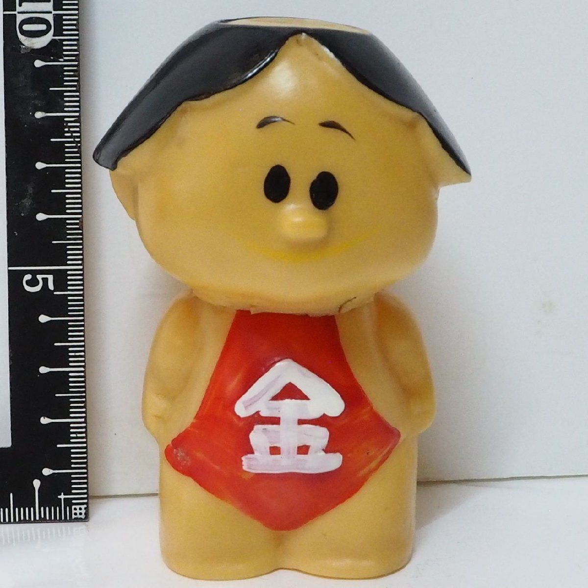 スーツ特別割引クーポン アンティーク 東京生命【金太郎 昔話 童謡】ソフビ貯金 おとぎ話 キャラクター