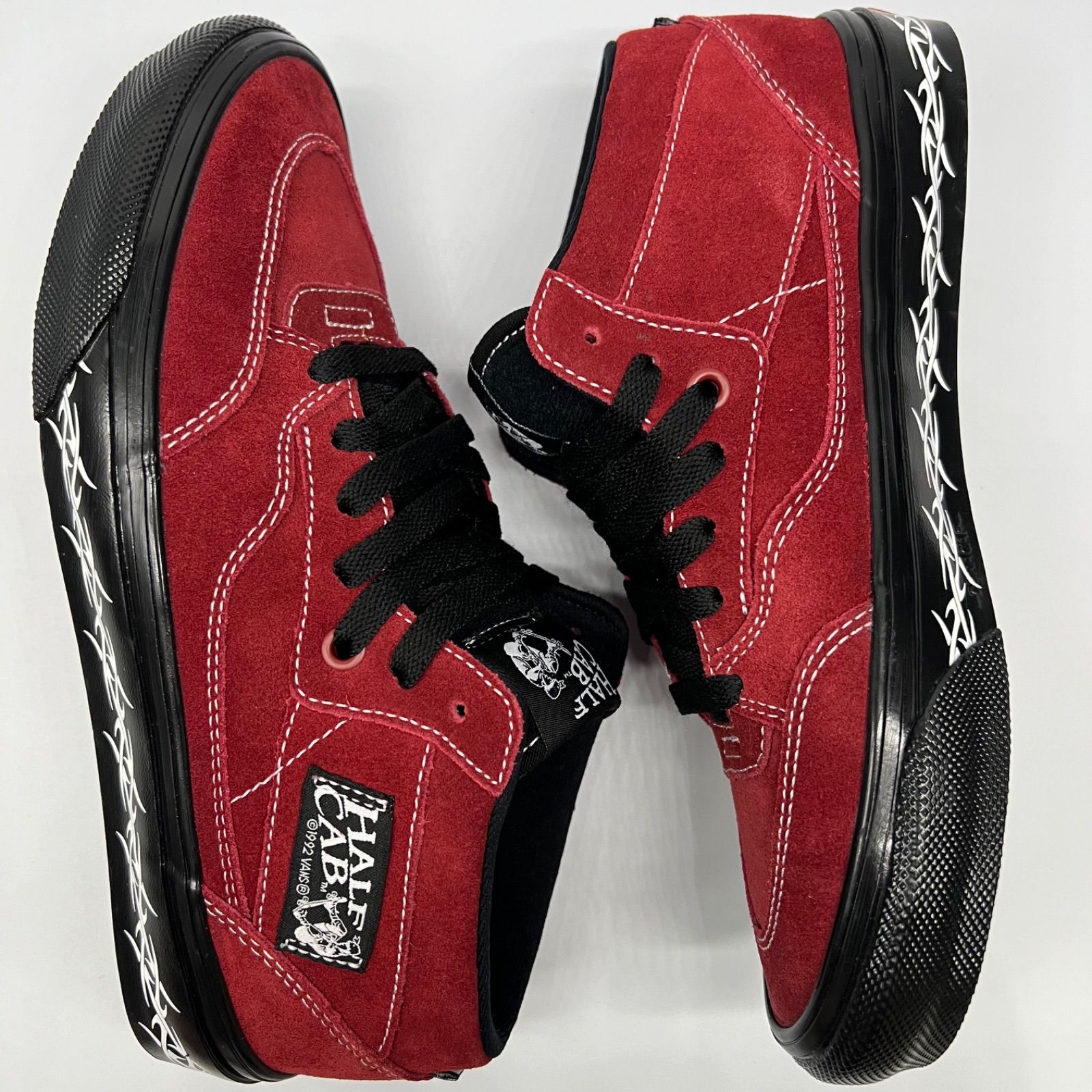 Supreme × Vans Half Cab スニーカー レッド 25㎝ - メルカリ