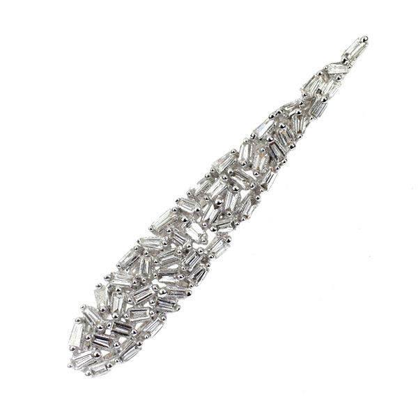 K18WG ダイヤモンド ペンダントトップ 0.25ct - メルカリ
