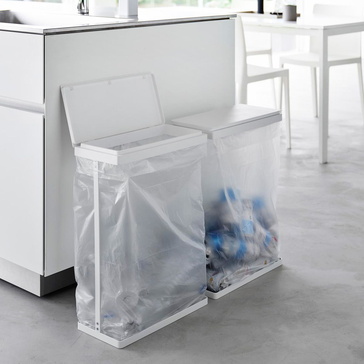 完全自動ごみ箱 T-PROFESSIONALアッシュグレー（L） makuake 完全自動