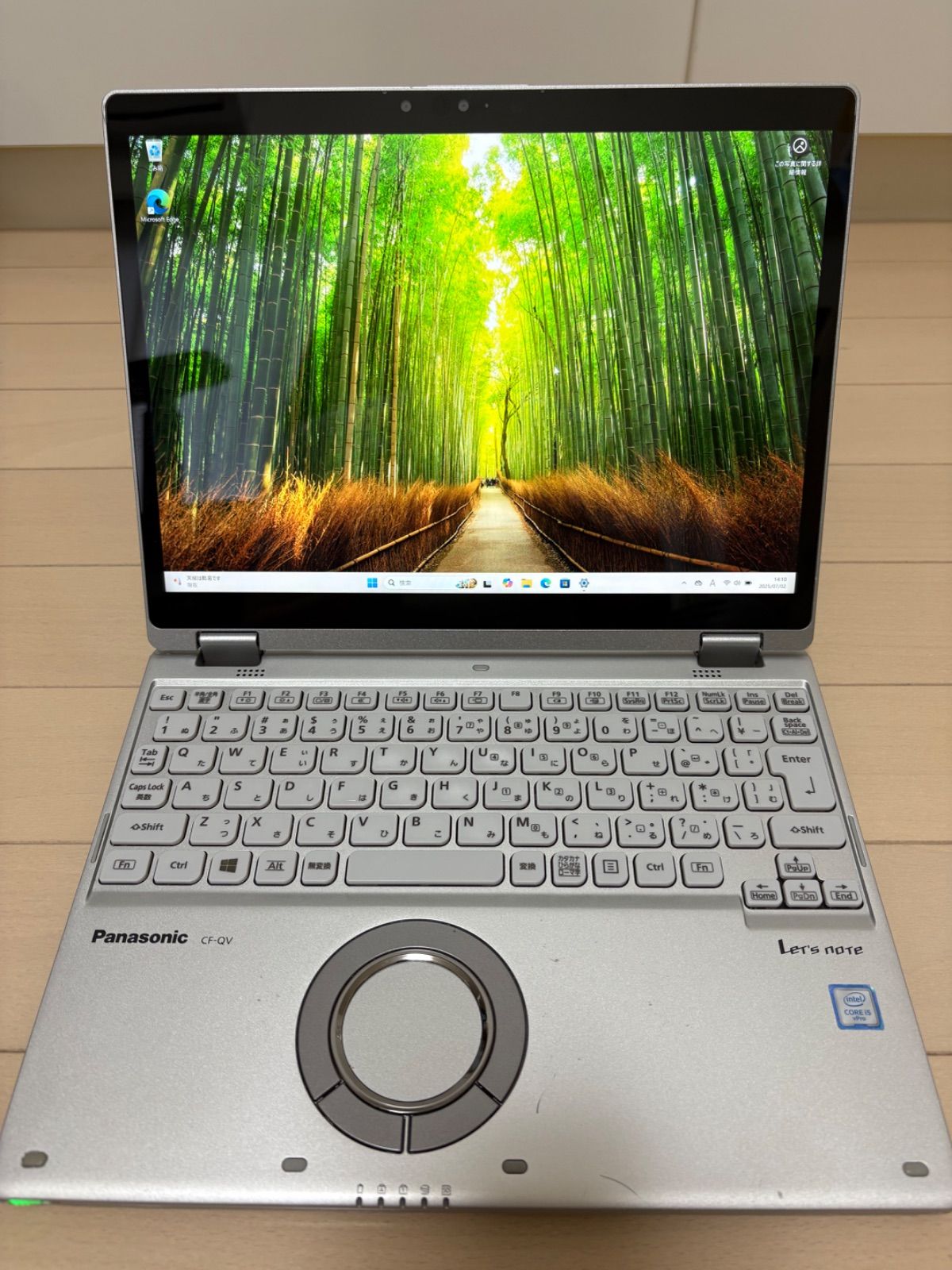 良品/累積4030時間】Panasonic Let's note CF-QV8 Windows11 SSD256GB