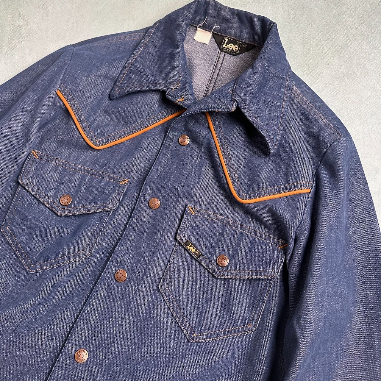 希少カラー 70s Lee ウエスタン ツイルトラッカー ランチャージャケット 希少カラー 70s Lee ウエスタン ツイルトラッカー ランチャー