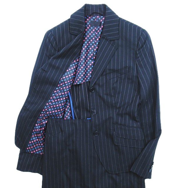 美品 ポールスミス ブラック Paul Smith BLACK スカート スーツ 